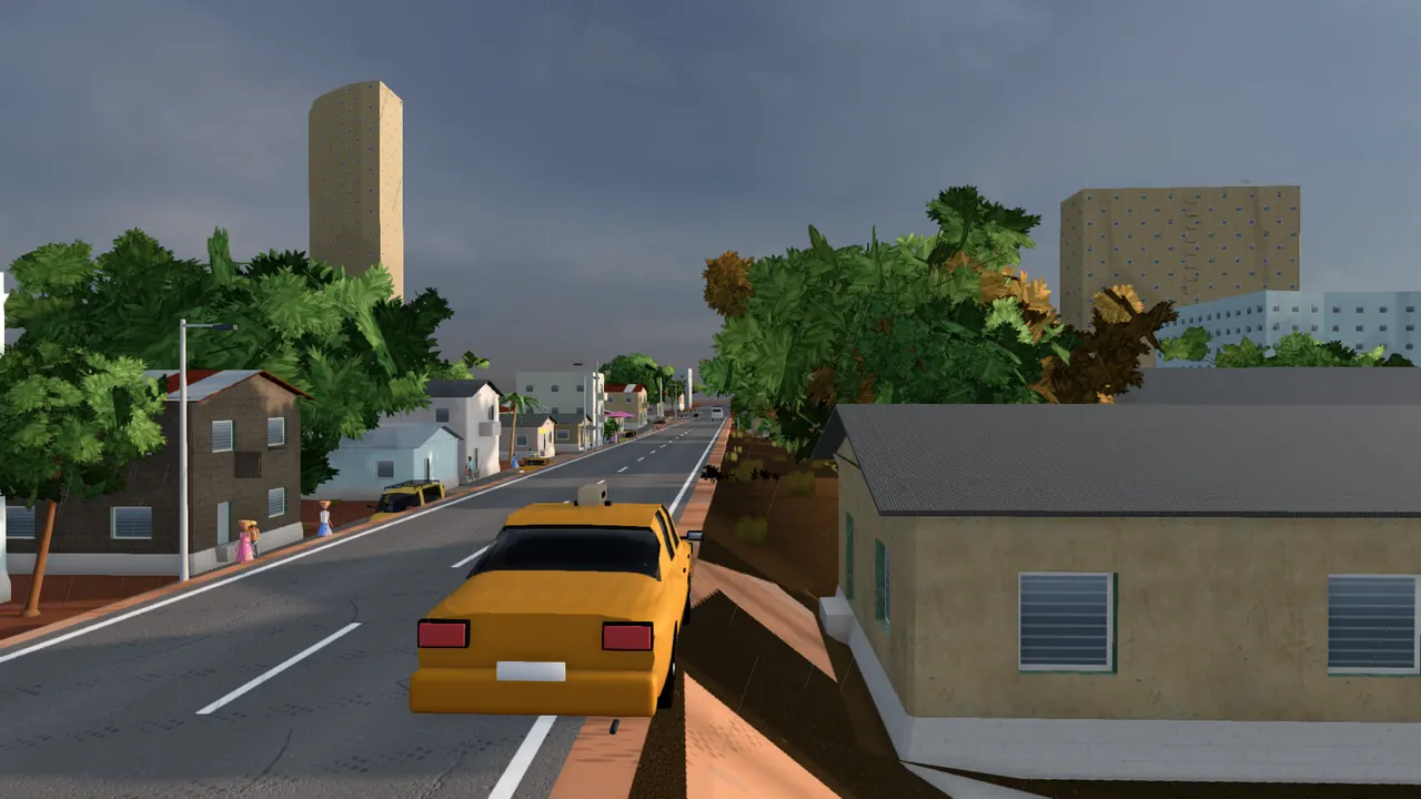 Une avenue de Victoria Island à Lagos